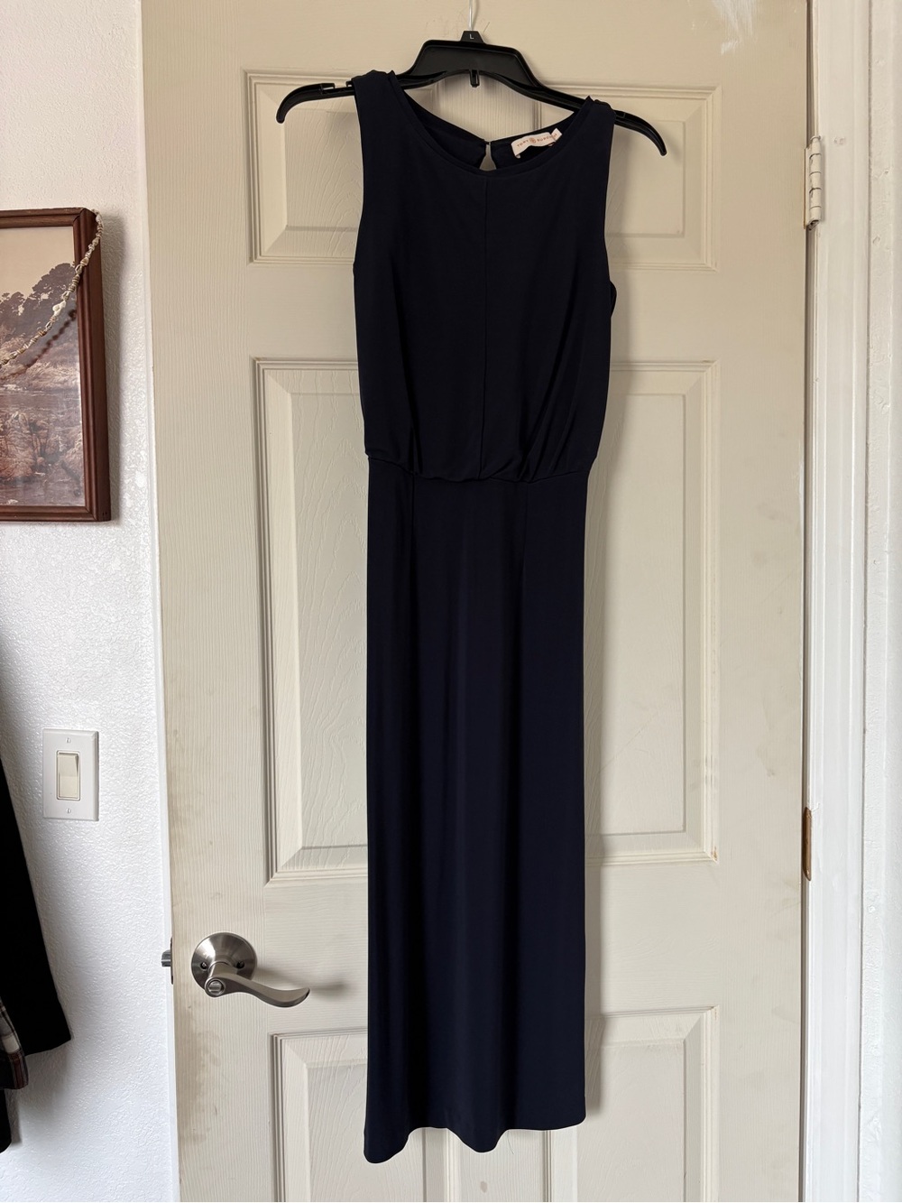 Tory Burch Sleeveless Maxi Dress in Blue Size XS Like New